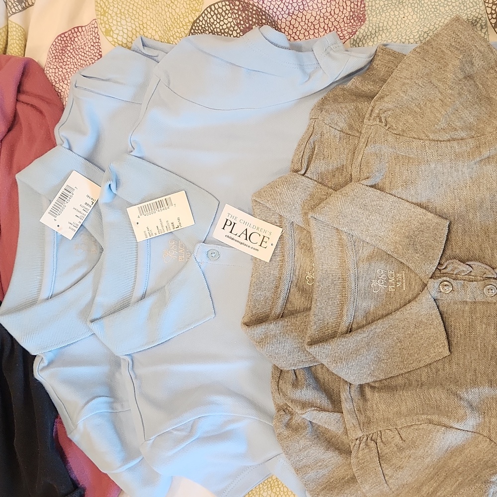 Girls short sleeve polos